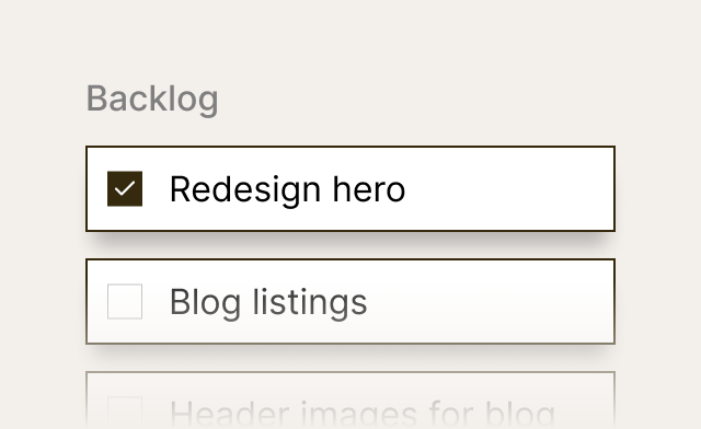 Transparent access to project backlog